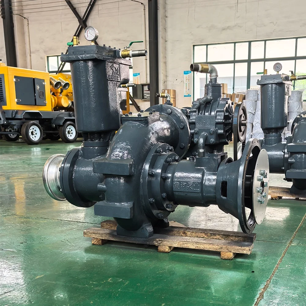 Remote suction intelligent high head centrifugal emergency drainage pump