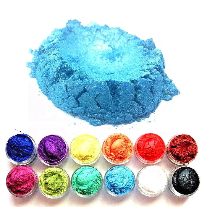 China Supplier Bulk Cosmetic Grade Natural shimmer mineral Mica powder Soap Colorant dye