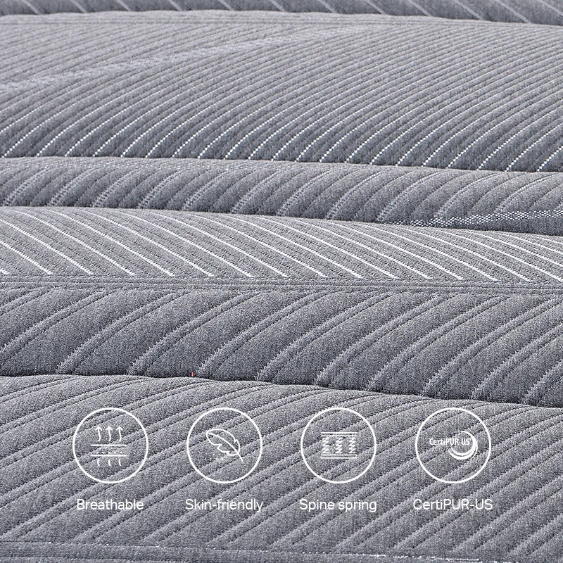 AIDI Source Factory Price Mattress King Queen Size Hotel Pillow Top Latex Foam Bonnell Spring For Bed Mattress Sets In A Box