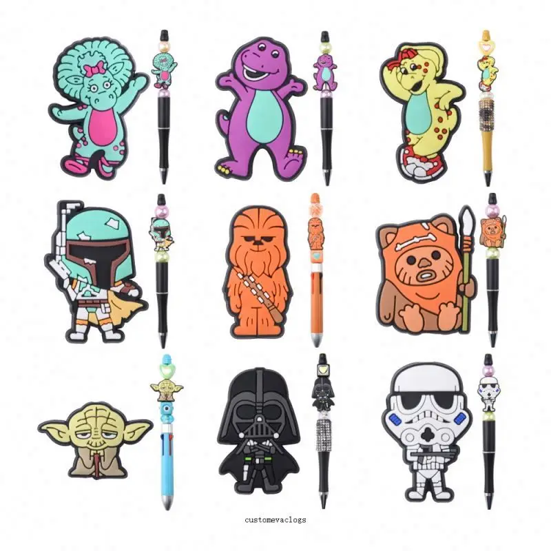 New Arrivals nail tech focal beads football team silicone focal beads for pen making