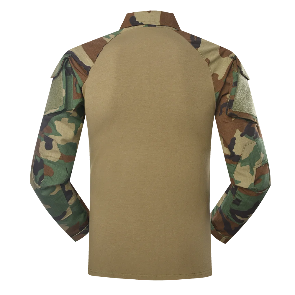 XINXING Custom Logo Combat Uniform Outdoor Training Woodland Camouflage Tactical Frog Suits Uniforms For Men