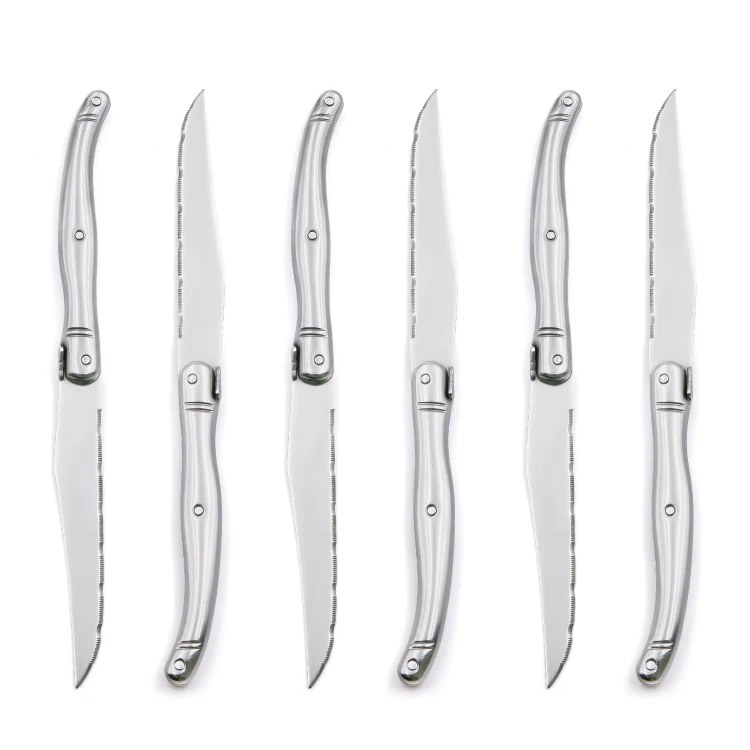 Микро-зубчатый нож для стейка из нержавеющей стали 4 5 дюйма