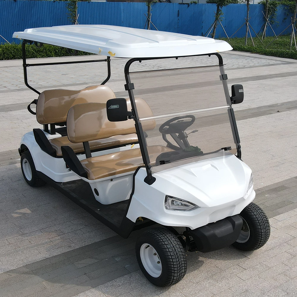 Cheap price 48V/ 72V 5KW 4x4 Electric Golf Buggy Price Golf Carts 4 Passenger 6 Seats for Sale