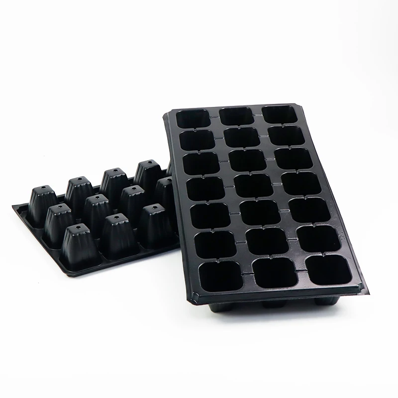 Plastic Plant Seedling Growing Germination Tray Tomato Strawberry Watermelon Seeder Styrofoam Plant Degradable Seedling Tray
