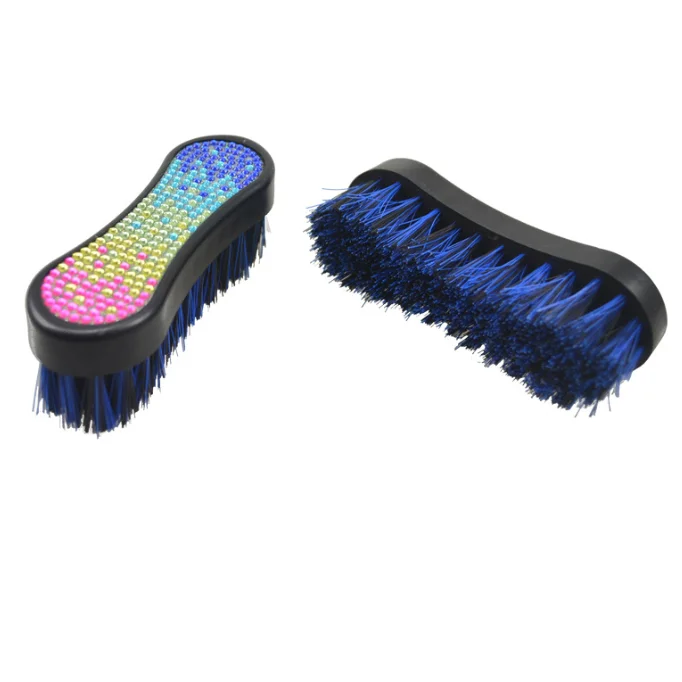 Horse grooming Diamond brush set horse grooming kit horse cleaning brush set equipment polyester bag