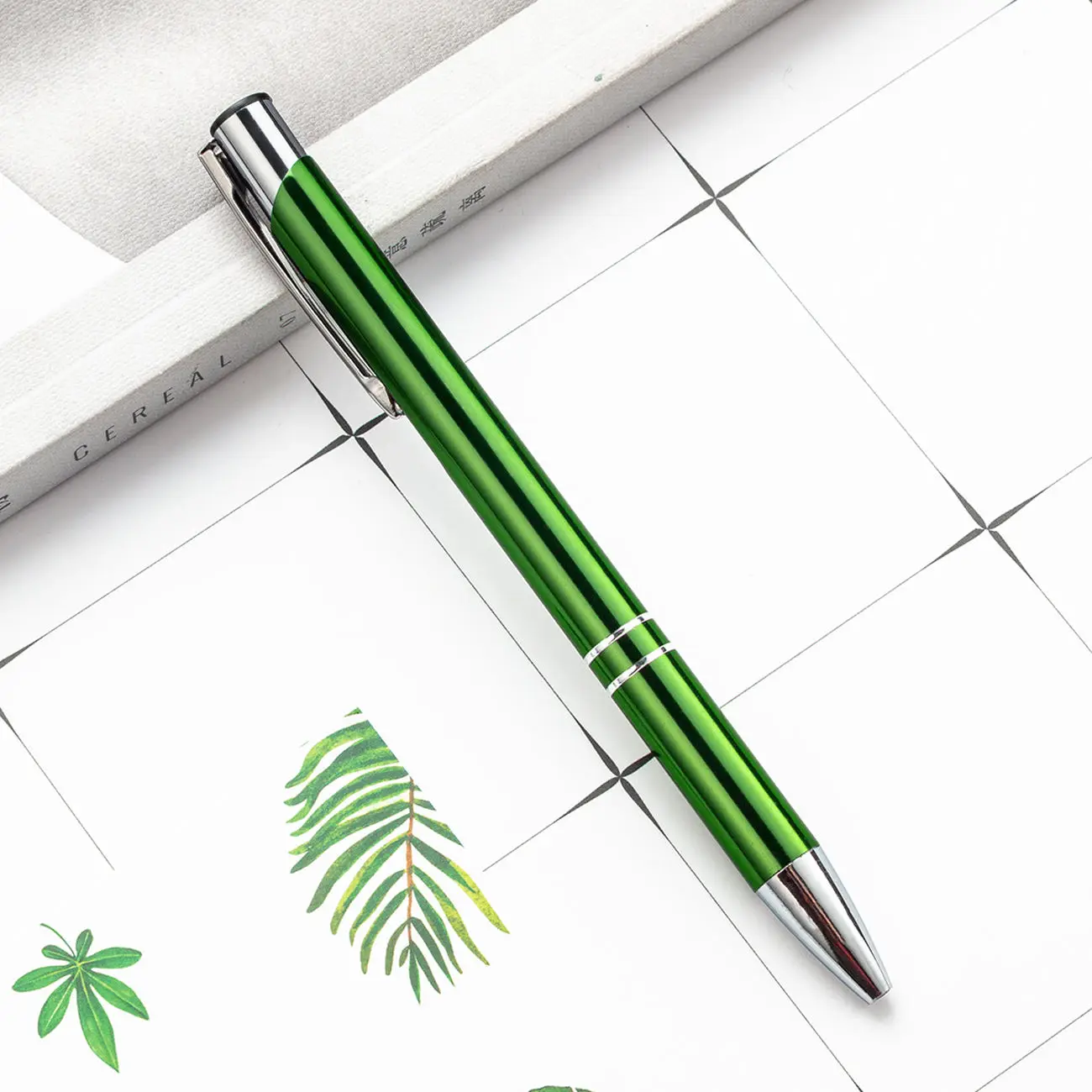 AI-MICH Wholesale New Custom Logo Stylus Ball Point Gel Pens With Advertising Luxury High Quality Aluminum Metal Ballpoint Pen