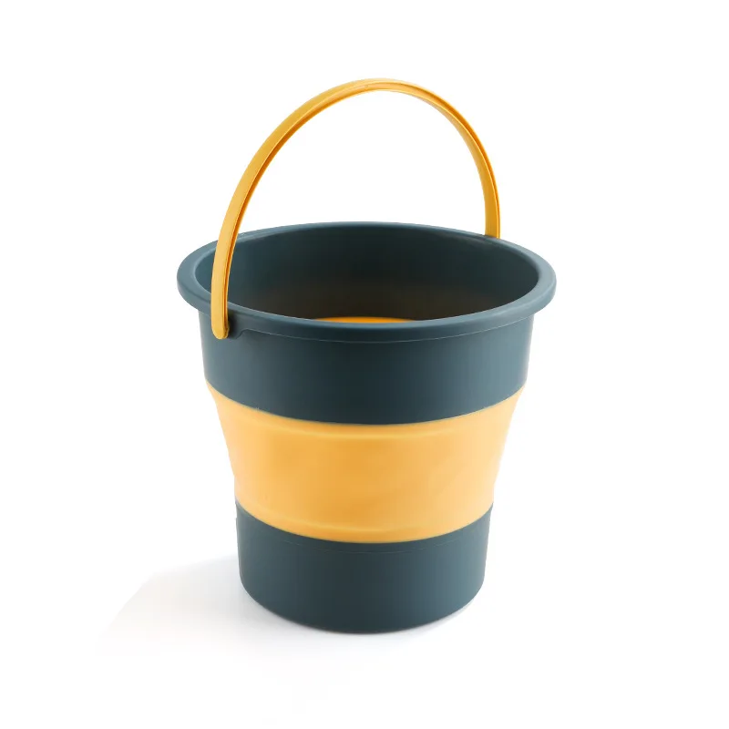 5L 10L 15L Plastic foldable collapsible ice buckets beach bucket for fishing car washing