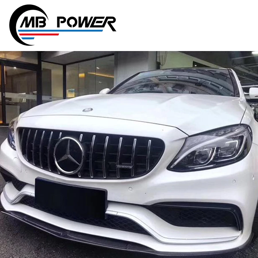 Новый стиль C Класс w205 C63 GT передний гриль для to Стильная передняя