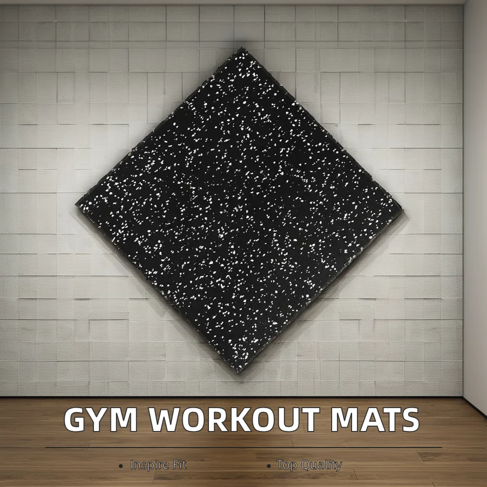 Interlocking 30mm Thick Gym Rubber Workout Flooring Mats Rubber Mat for Workout Purpose