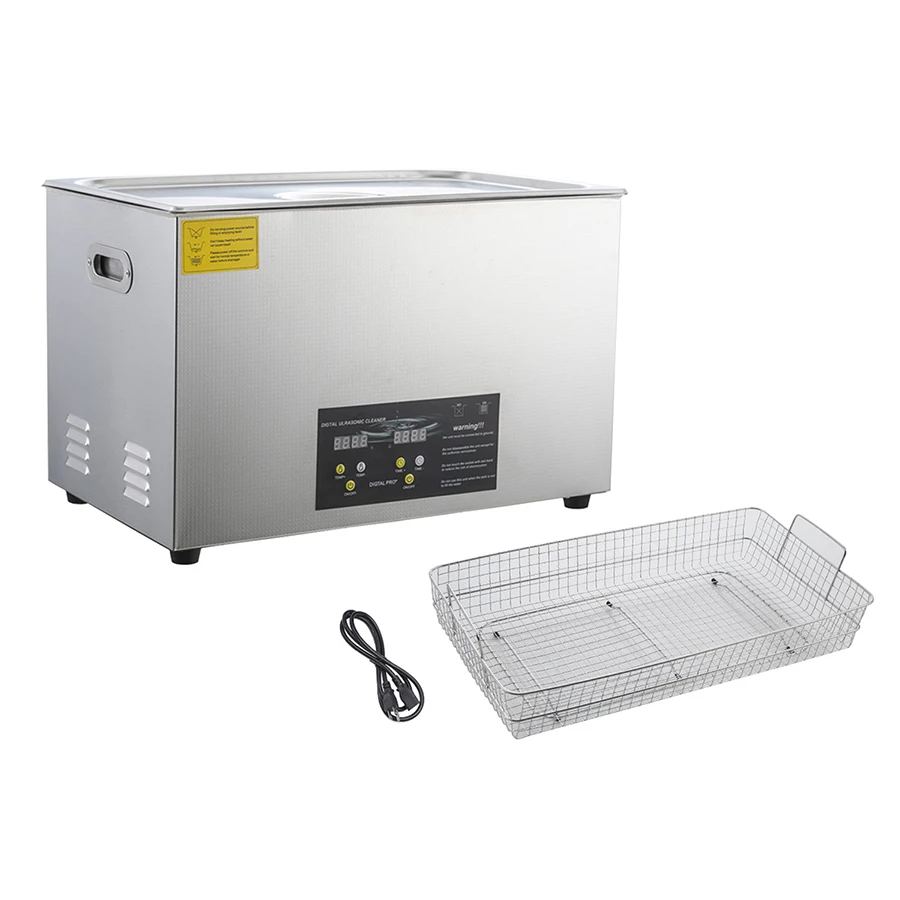 
2021 Aautomatic ultrasonic cleaning machine 600W glasses jewelry ultrasonic cleaner machine 30l with timer heater 
