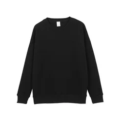Streetwear 330g Blank Colors Round Neck Long Sleeve Custom logo Crewneck Sweatshirts