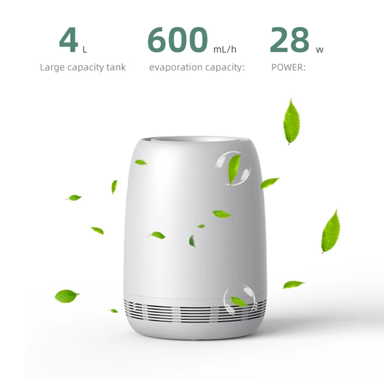 New Arrival 4L 28W Indoor Living Room Office Desktop Humidify Cooler USB Evaporative Humidifier
