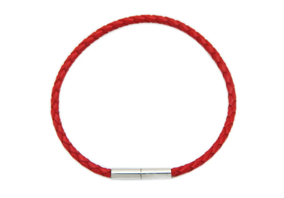 Wholesale Stainless steel round tube clasp for round leather bracelet and necklace making findings