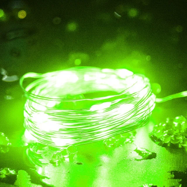 Mini Battery Operated LED Fairy Lights Copper Wire LED Fairy Blinking Festival Decoration String Light for Home Garden Decor