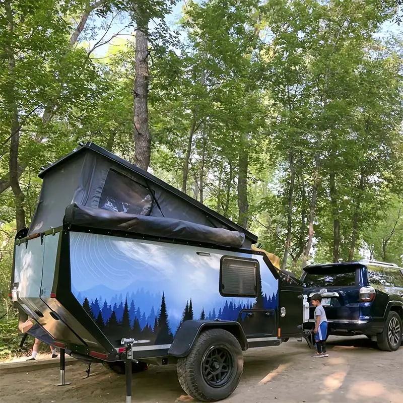 2024 Hot Sale Travel Trailer RV Camper Motorhome Cheep Used For 2 People