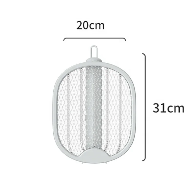 Rechargeable Mosquito Plastic Racket Mesh Electric Fly Swatter