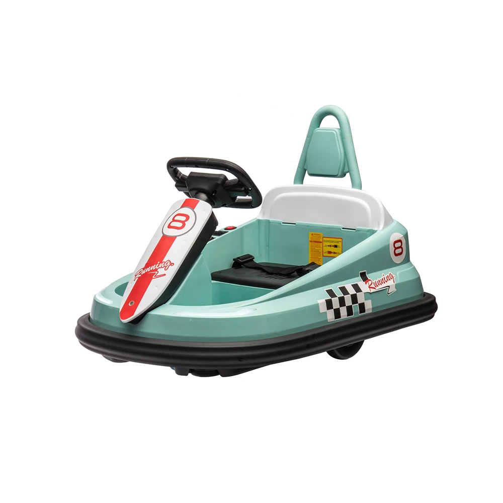 Unisex 360 Degree Rotation Electric Bumper Cars 12 Volt Electric car child 3-7 Years plastic toys toys electronic for kids