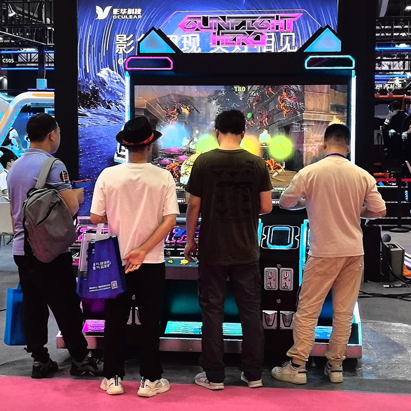 2024 Most Popular Latest Gun Shooting Vr Game Machine Gunfight Master Arcade for Game Center Amusement Park for 4 People Indoor
