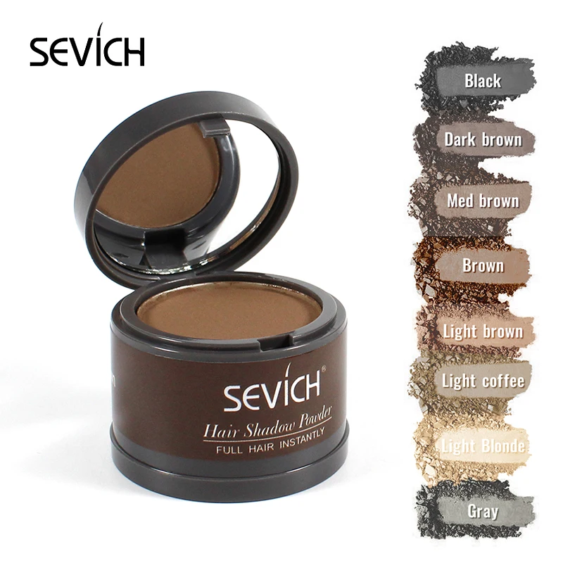 Amazon натуральные волосы для наращивания Лысеющий корректор 8 видов цветов визирная линия тени век