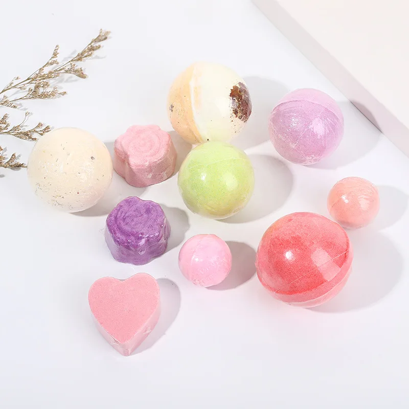 Бомбочки для ванны богатые эфирными маслами ручной работы Fizzies увлажняющие дорожные переносные сухой