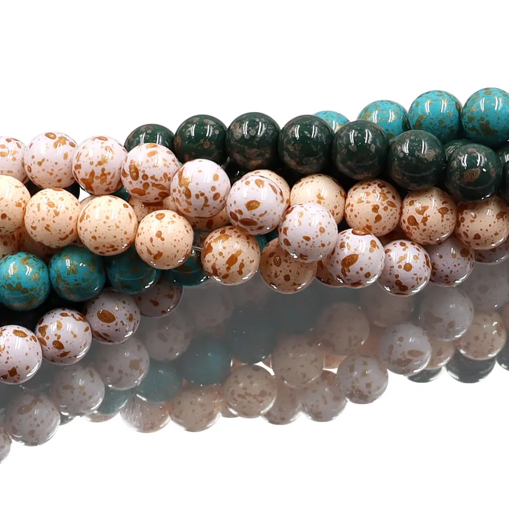 buying glass beads in bulk 8mm glass beads mixed beads for jewelry making round