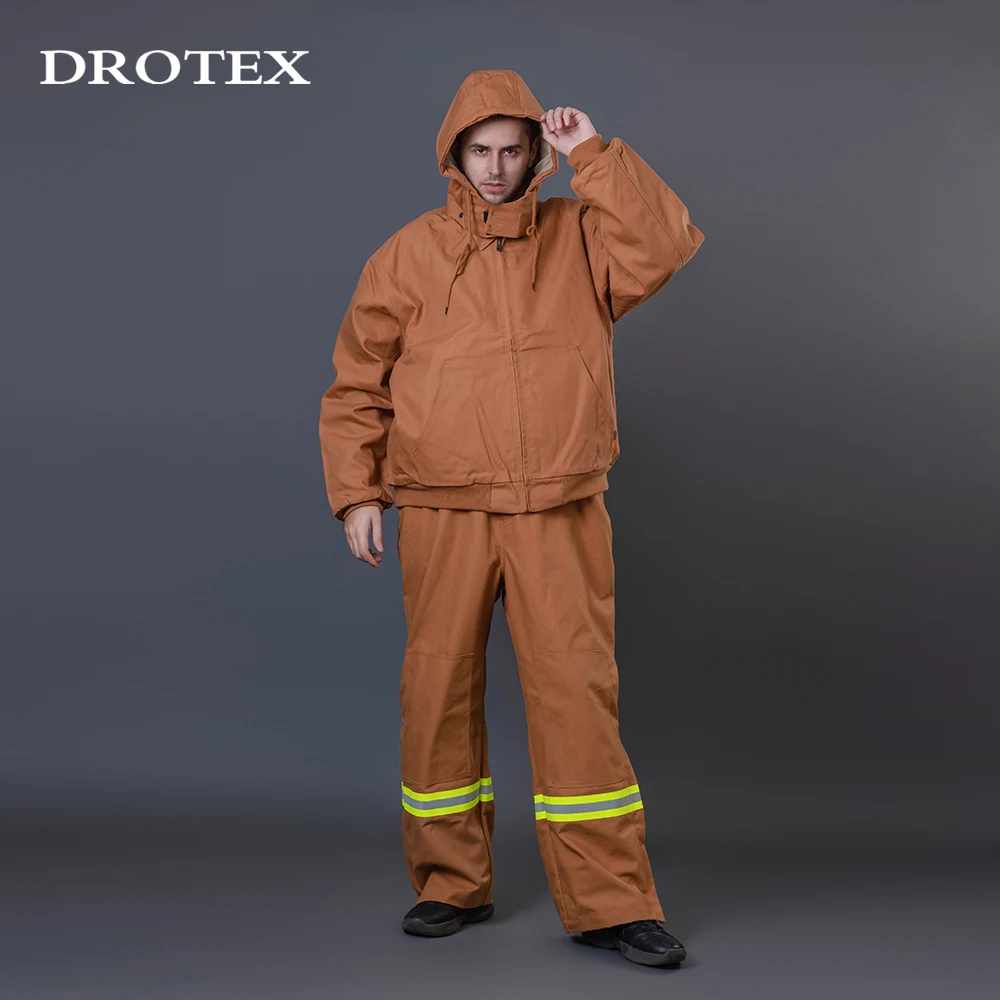 Comfortable Electric Jacket Pants Flame Retardant Workwear Reflective Work Suits For Men