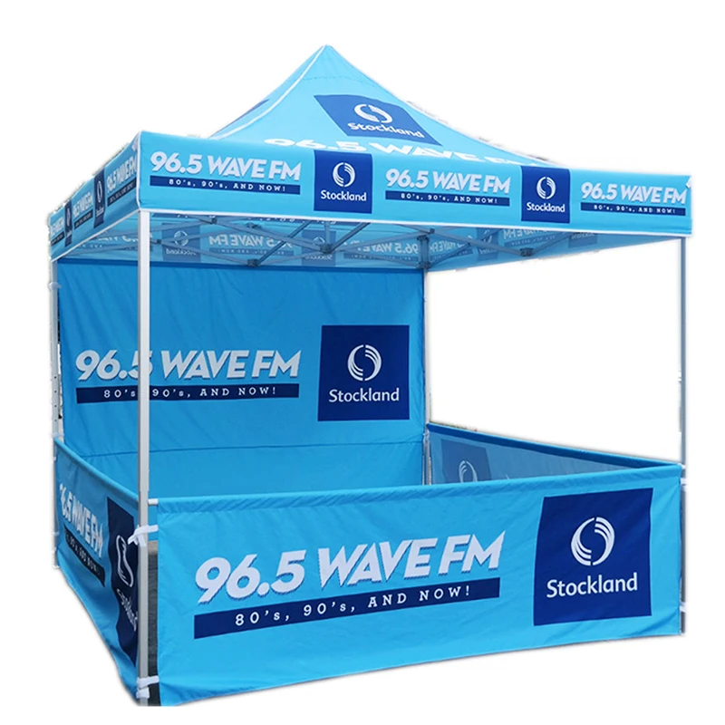 printed logo aluminum 300D fabric pop up tent display advertising tent trade show gazebo tent