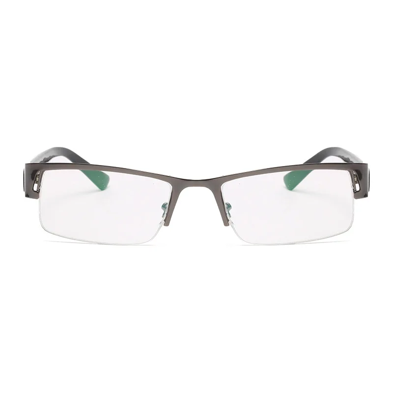 2024 Newest Reading Glasses Men Anti Blue Light Half Frame Business Computer Prescription Outdoors Driving Protection Eyeglasses