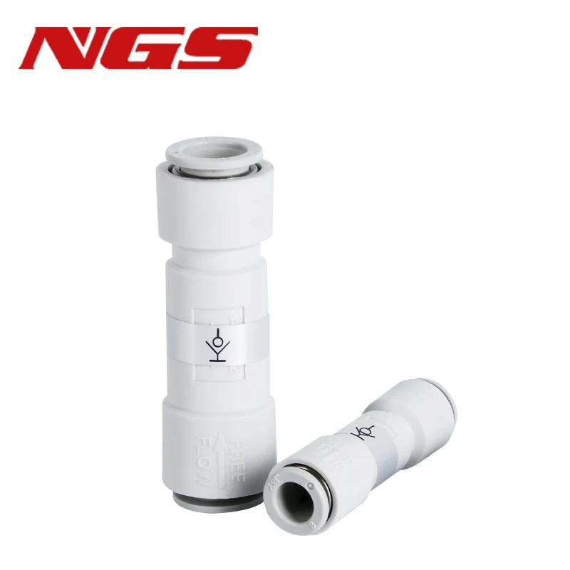AKH AKH04-00 AKH06-00 AKH08-00 AKH10-00 AKH12-00 Pneumatic check valve 4MM 10MM 6MM 8MM Air Pipe One-way Valve