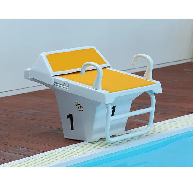 Stainless Steel Non-Slip Starting Platform for Swimming Pools Competition Pool Ladder