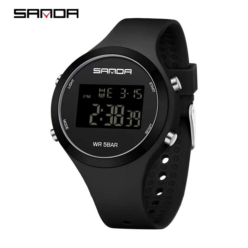 Sanda New Electronic Form Display Multifunctional Male Student Watch Youth Fashion Waterproof Alarm Clock
