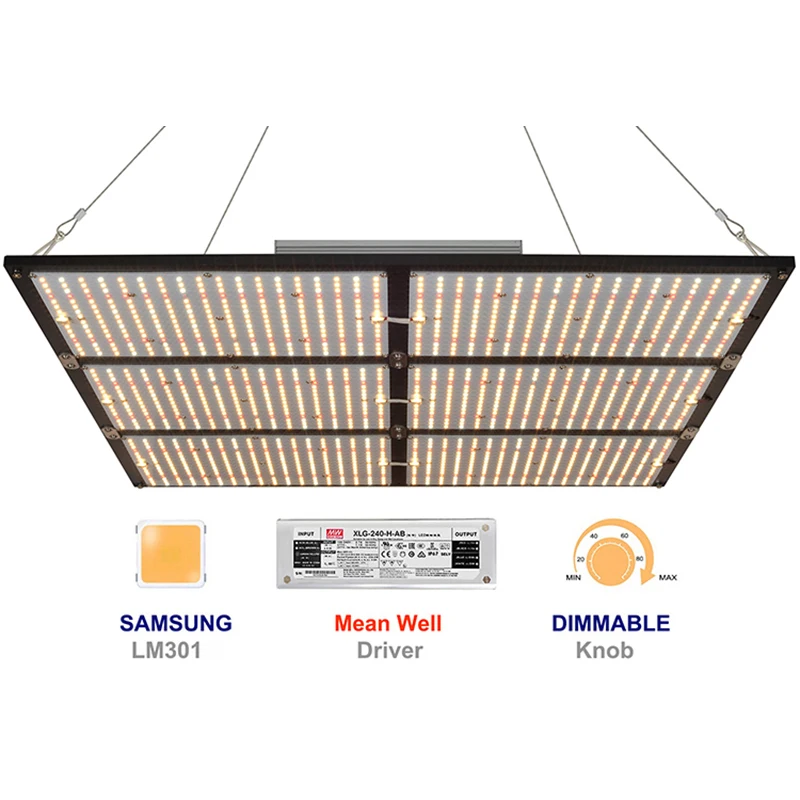CrxSunny SF7000 720W Samsung LM301H LED Panel Board Full Spectrum DIY Grow Kit SF 7000 LED Grow Light