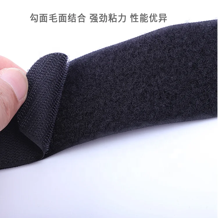 stick strong Self-Gripping adhesive double side adjustable nylon hook and loop Fastener Tape Cable Ties strap with buckle