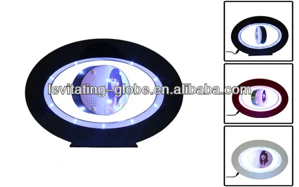 Hot Selling Acrylic Oval Floating Magnetic Photo Frame to Put Photos for Birthday Gifts