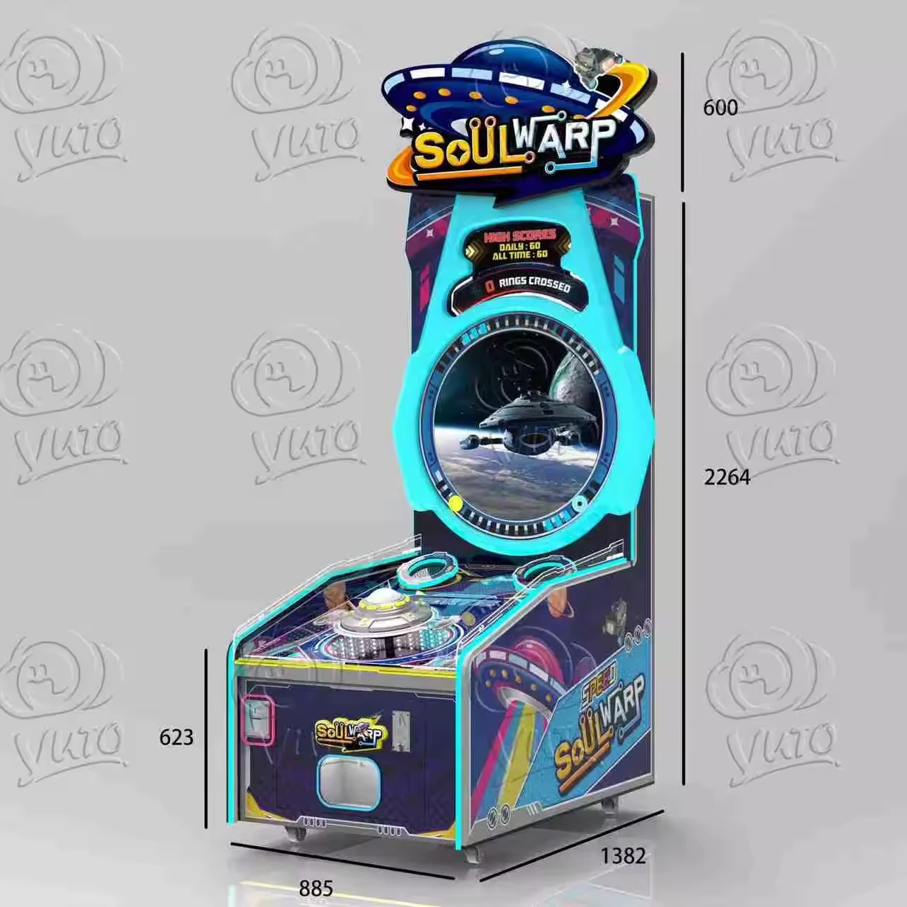 Most Popular 2P Kids Racing Game Machine Soul Warp For Sale|Coin-operated Parent-child Racing Game Machine For Sale