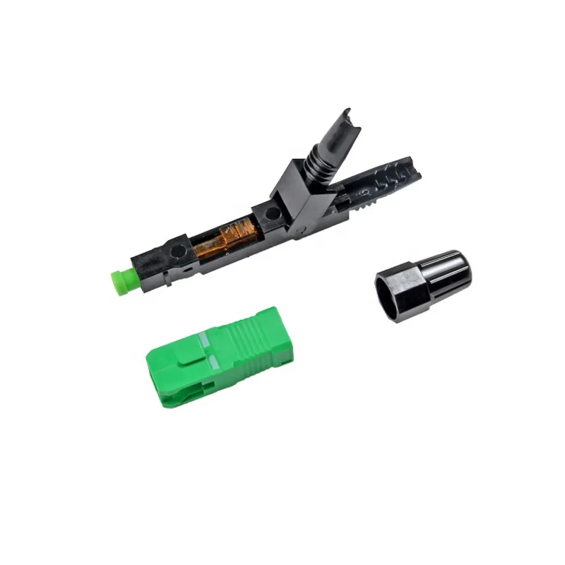 SC Field Assembly Optical Connector SC A-P-C Quick Connector for FTTH Network