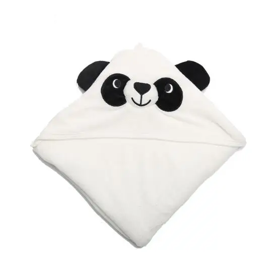 
Custom wholesale cute printing baby hooded towel cotton bear bamboo organic 