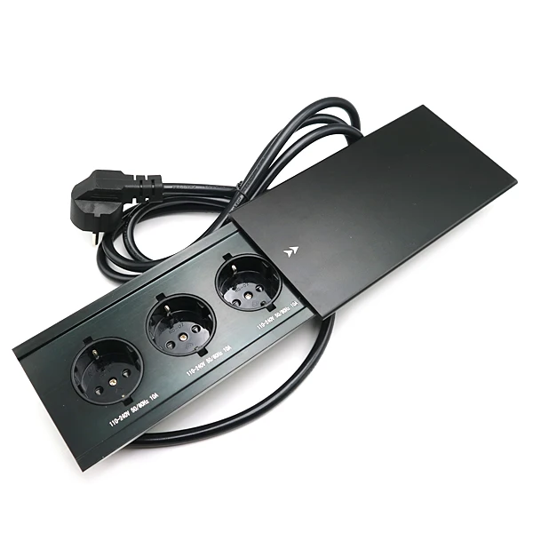 Office Conference Table Furniture Electric Sliding Desktop Power Socket