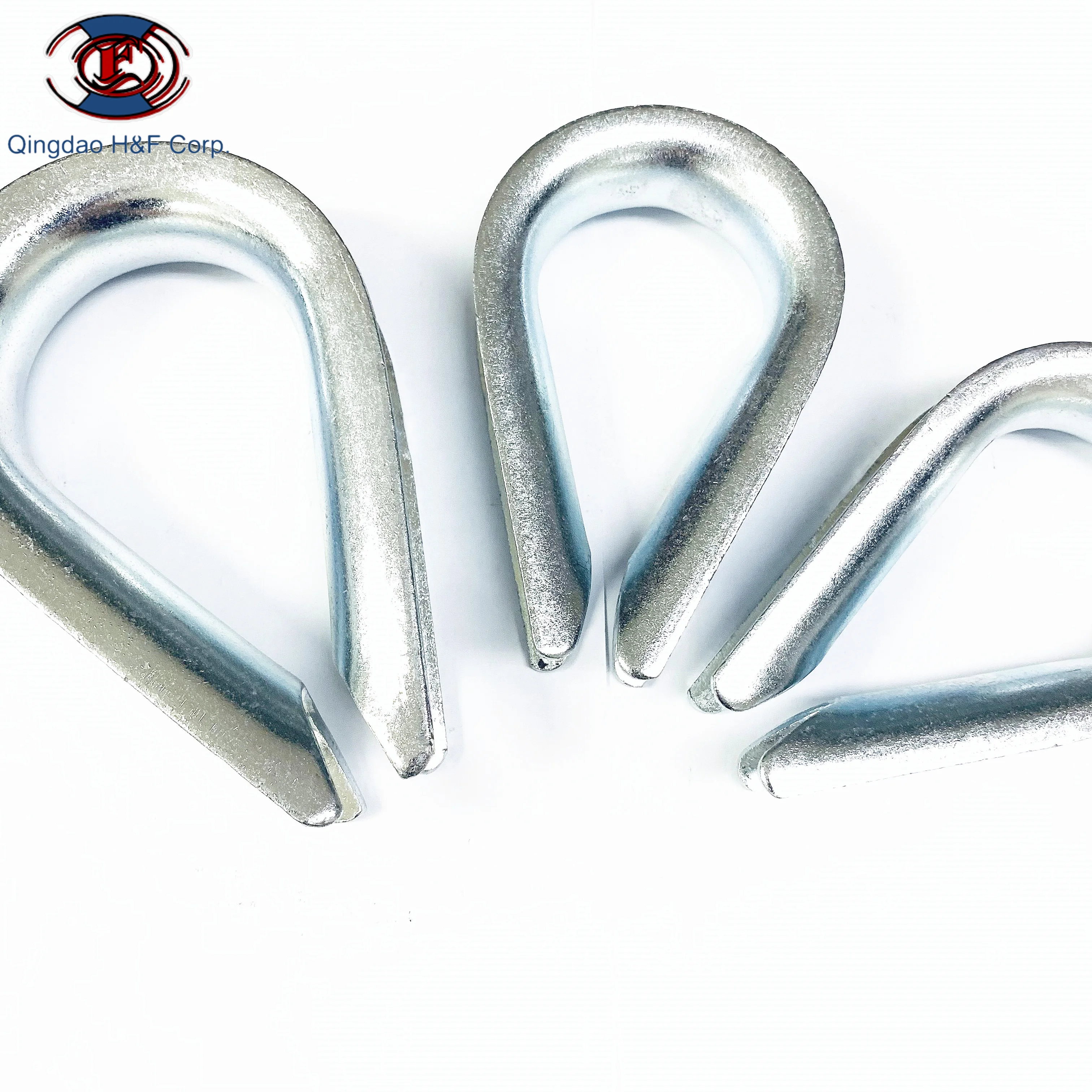 4mm Galvanized Cable Thimble Din6899b Electric Galvanized Wire Rope Thimble