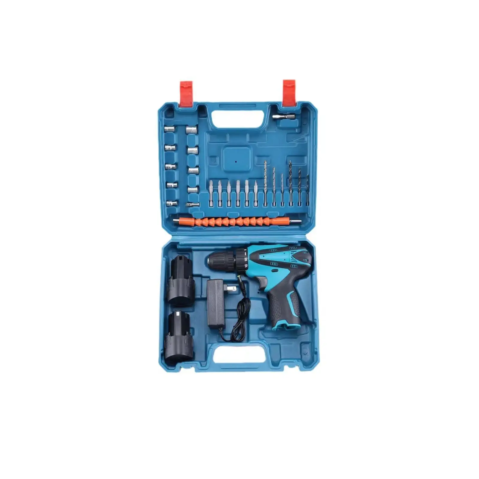 Multifunctional dual speed adjustable 12v torque cordless drill impact drill brush motor lithium battery drill