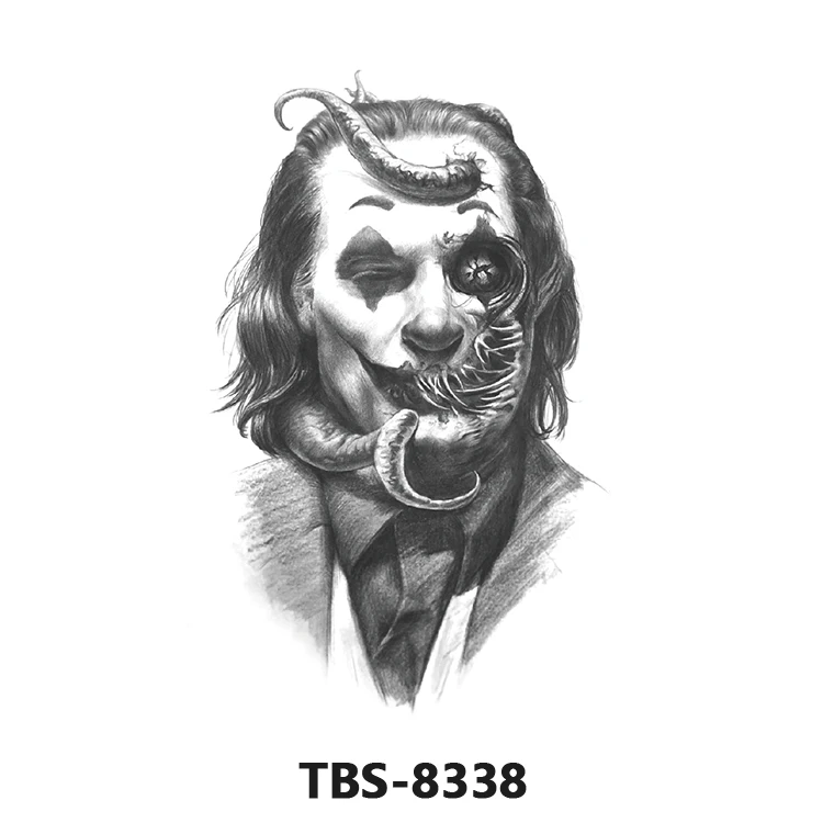 Bestseller Custom Anime Fake Tatoo Sticker Waterproof Chest Men Temporary Tattoo