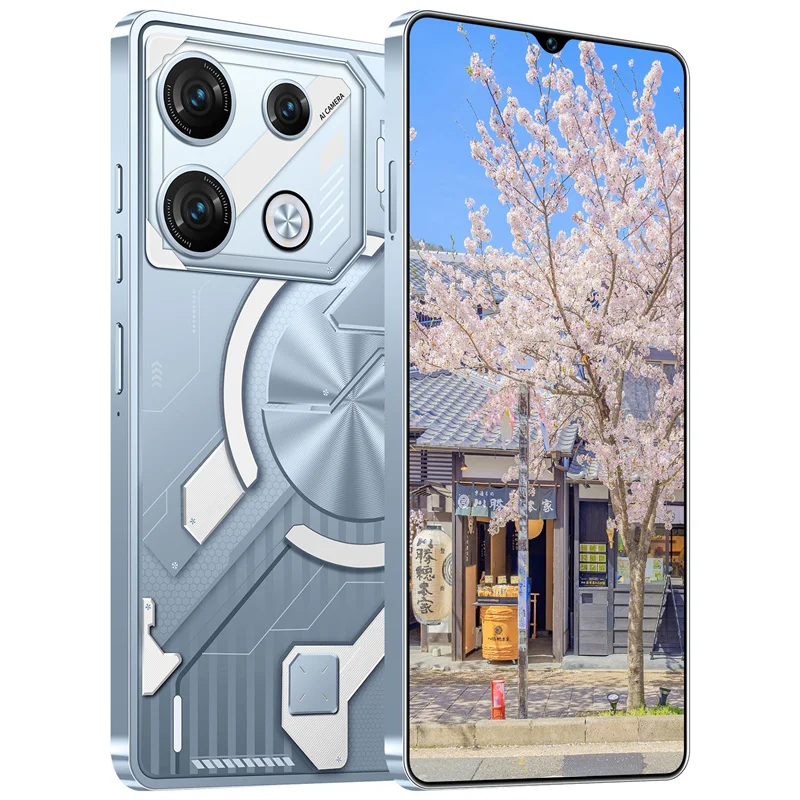 GT10 Pro 5G Android 14 Smartphone 12GB+512GB HD 7.3 Inch Touchscreen 6800mAh Battery Dual SIM GPS Cellphone
