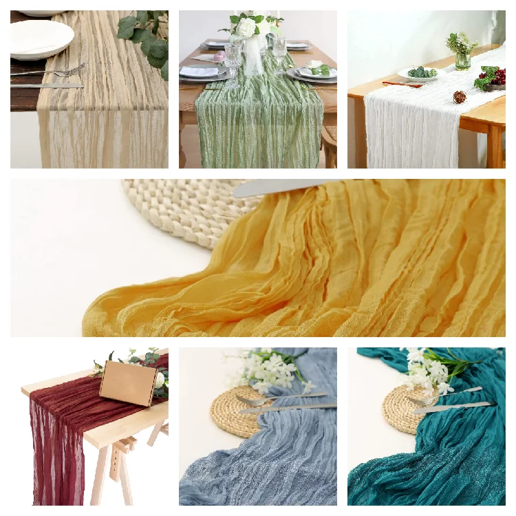 Wholesale Table Runner Tablecloth Napkin Nordic Country Wedding Party Decoration