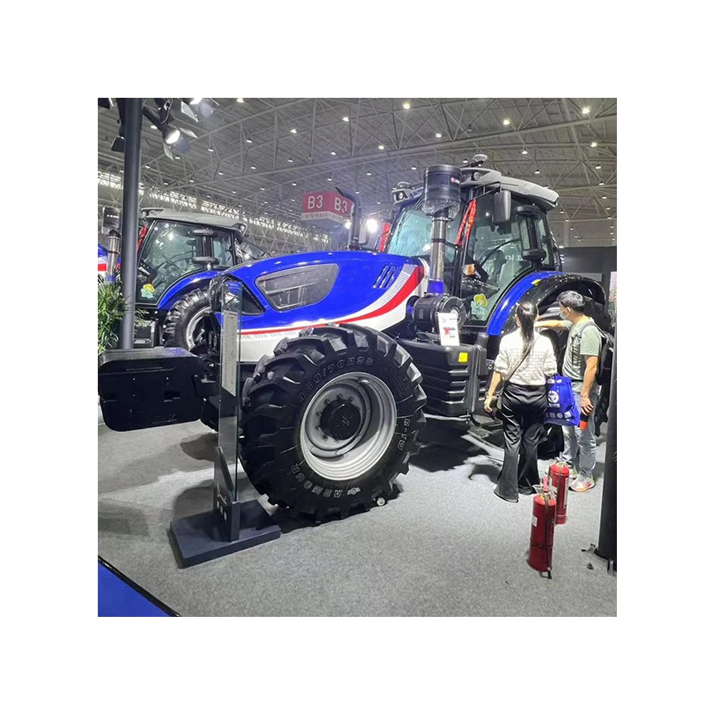 Small tractors equipped with herringbone tires, paddy tires, or other types of tires to meet the working conditions