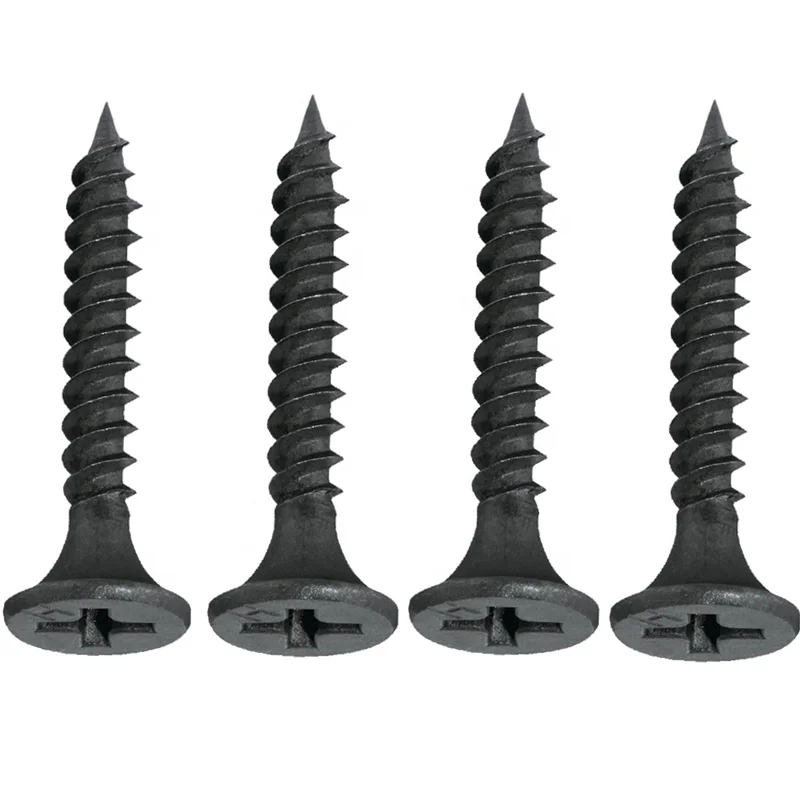Black Phosphate Gypsum Board Drywall Screws For Wood And Metal  1kg/box