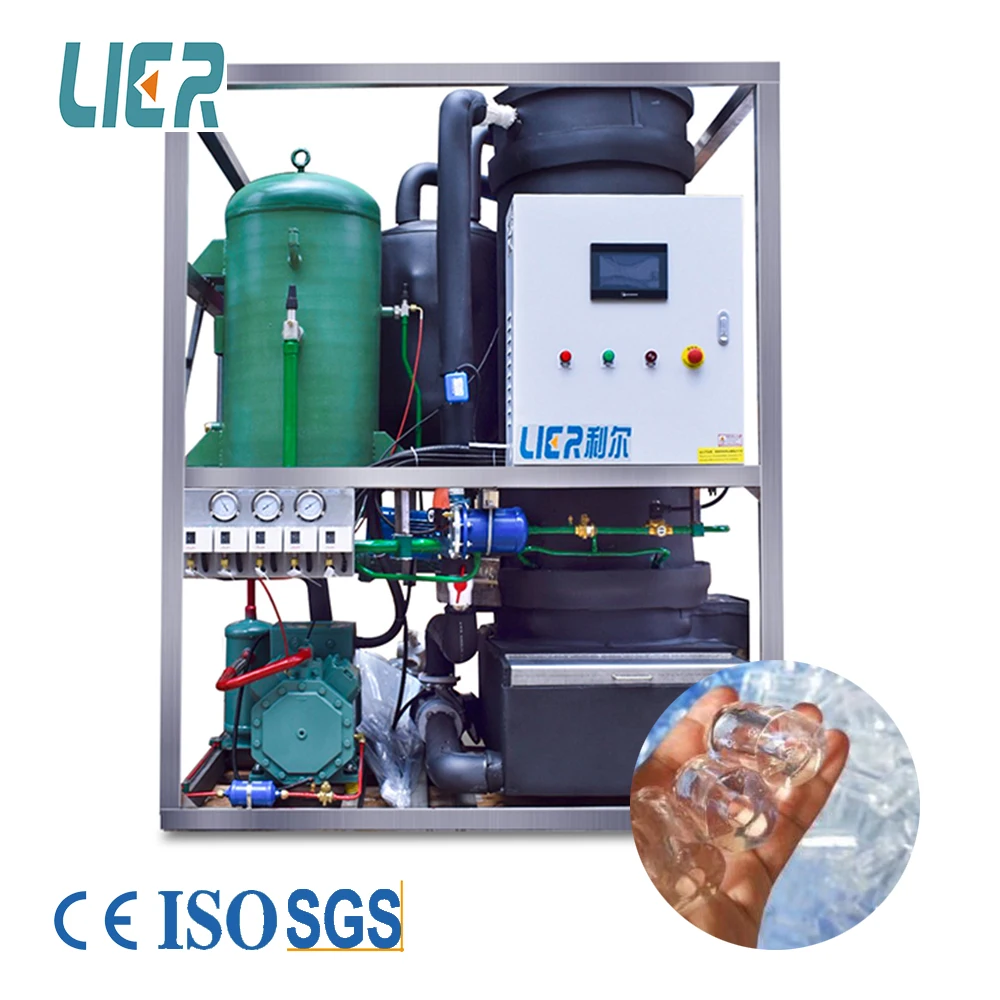 Ice Maker Machine Tube Ice Maker Machine For Food Drinking Automatic Tube Ice Making With CE Price 1T 2ton 5 10 15 20 25 30 tons