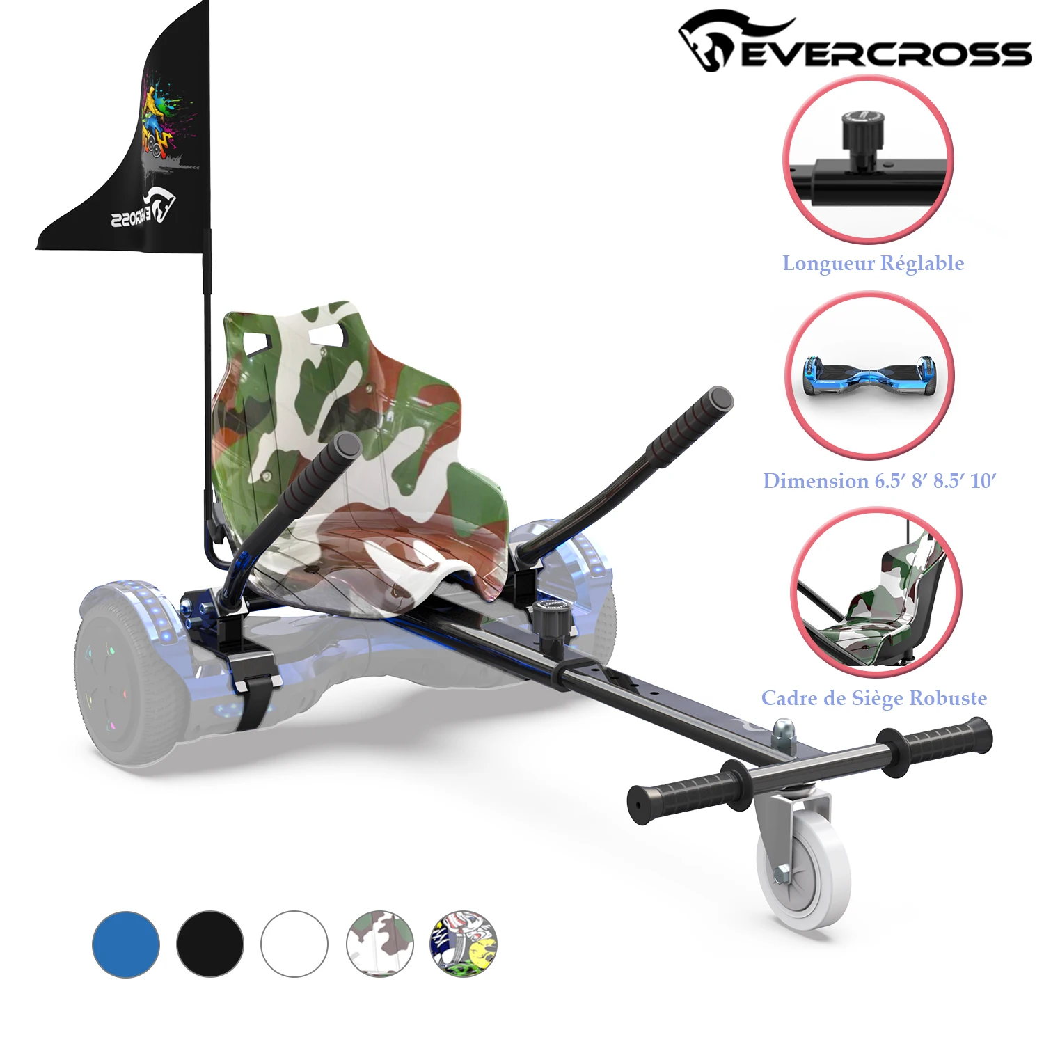 2023 New design kids hover kart high quality balance board go karts