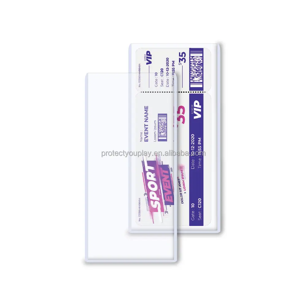 3x7 - Toploader Holder For Paper Cuerrency or Ticket Stubs