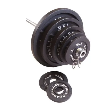 Hot Sale Custom Strength Training Supply 2.5-45lb barbell plates weight plates cast iron barbell sets free weights