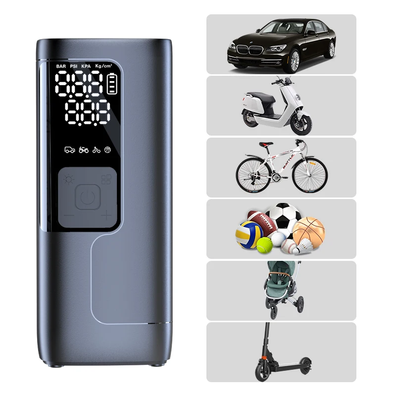 Smartnewo Selective Car Compressor Pump For Tires Wireless Car Air Compressor Electric Tire Inflator Car Pump 8V Air Compressor